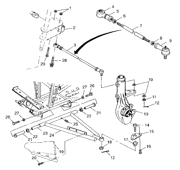 A-ARM/STRUT MOUNTING - W98CH50A(C)(D)(E)(F) (4950135013c003)