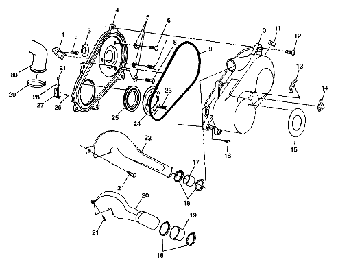 CLUTCH COVER - S98CH50E(B) (4950135013c006)