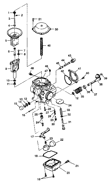 CARBURETOR - W98CH50A(C)(D)(E)(F) (4950135013d011)