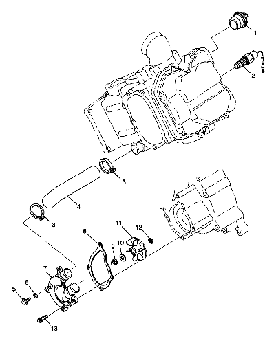 WATER PUMP - W98CH50A(C)(D)(E)(F) (4950135013e001)