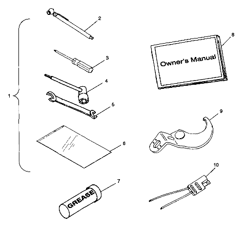 TOOL KIT - S98CH50E(B) (4950135013e007)