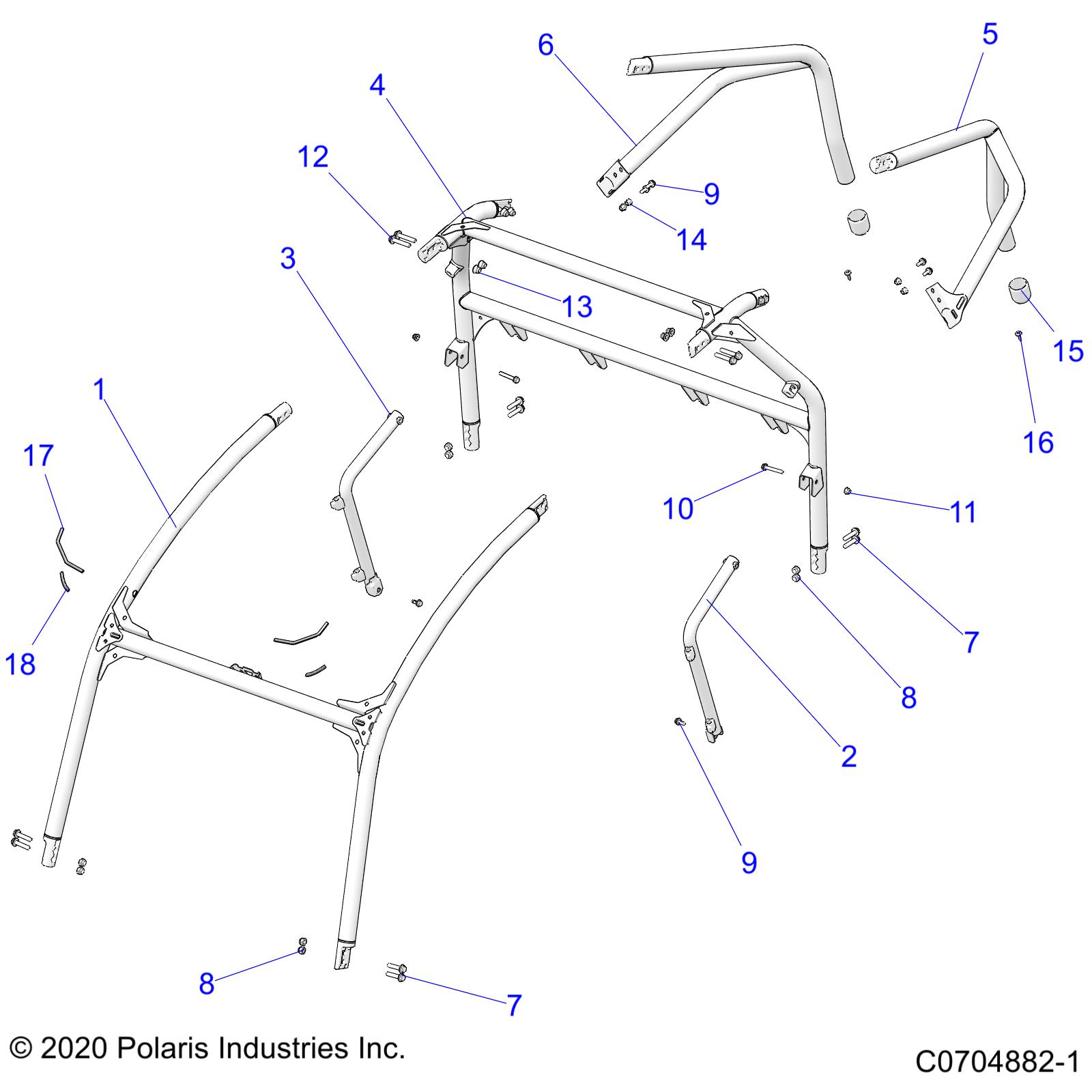 CHASSIS, CAB FRAME - Z21ASE99F5/S99C5 (C0704882-1)