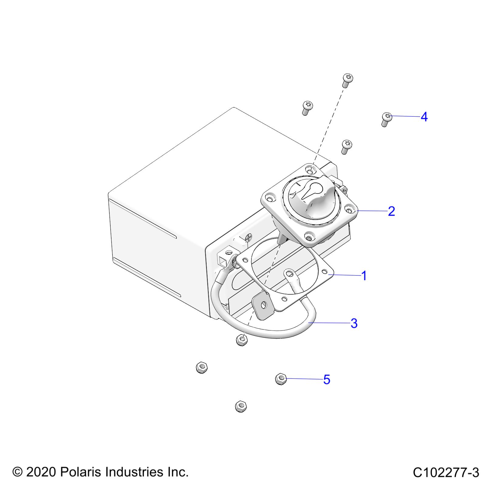 ELECTRICAL, BATTERY SWITCH - A21SYE95KD (C102277-3)