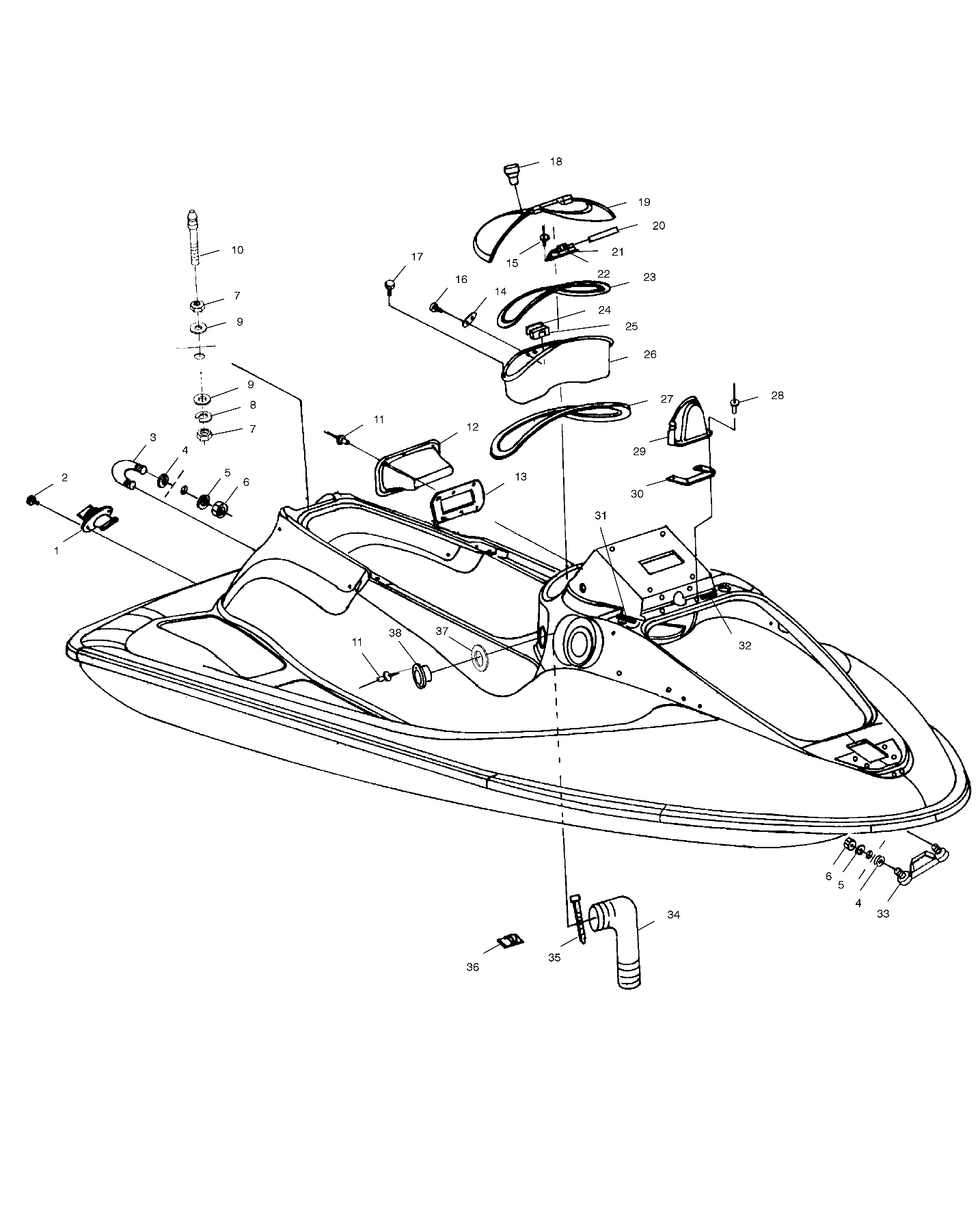 HULL and BODY - I994673 (4951335133a005)