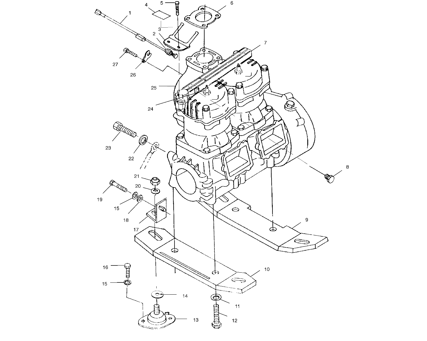 ENGINE MOUNTING - I994673 (4951335133b002)