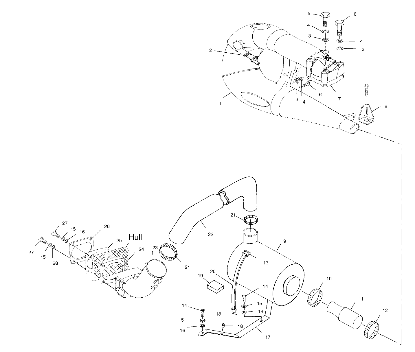 EXHAUST SYSTEM - I994673 (4951335133b006)