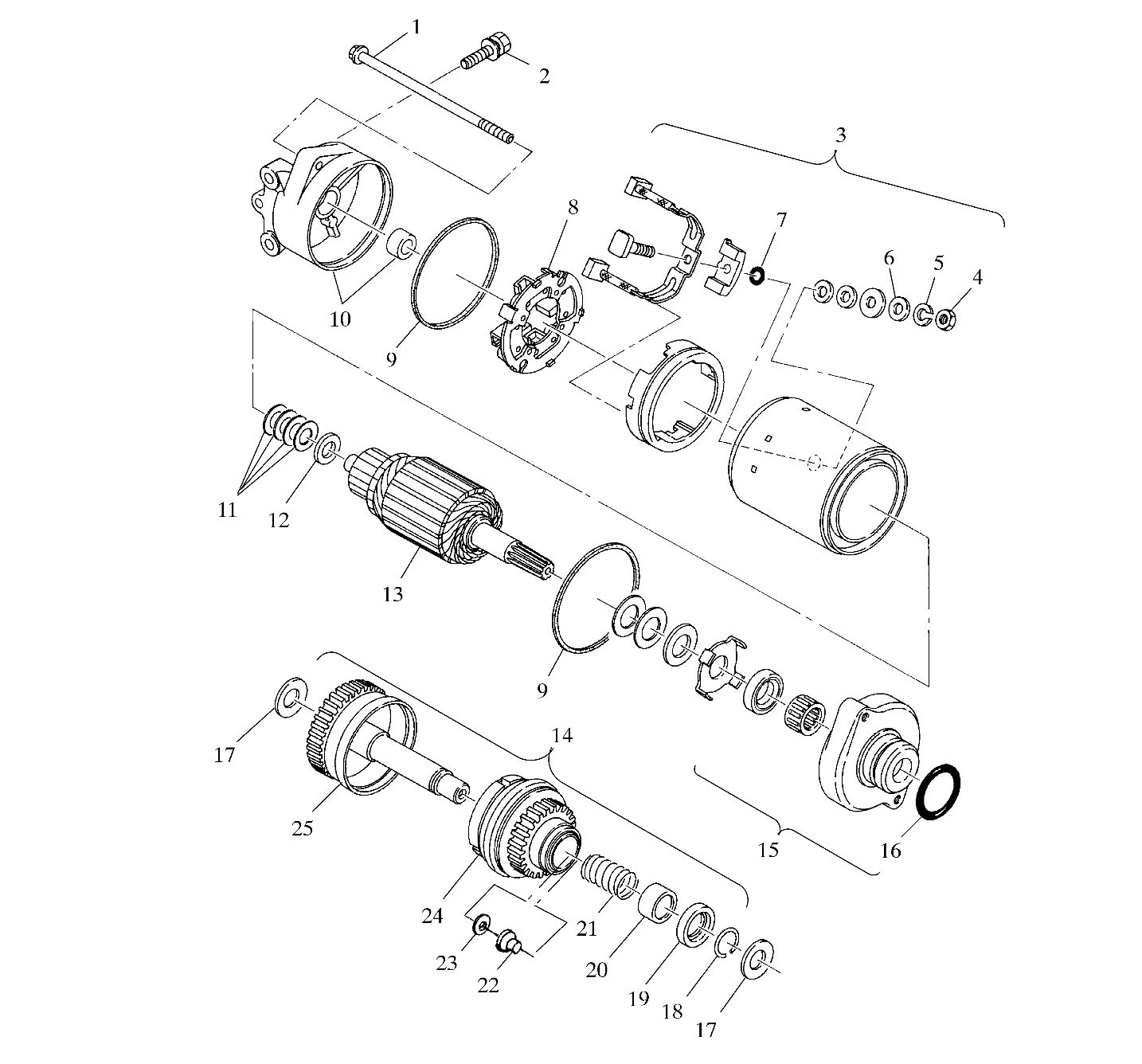 STARTING MOTOR - I994673 (4951335133c007)