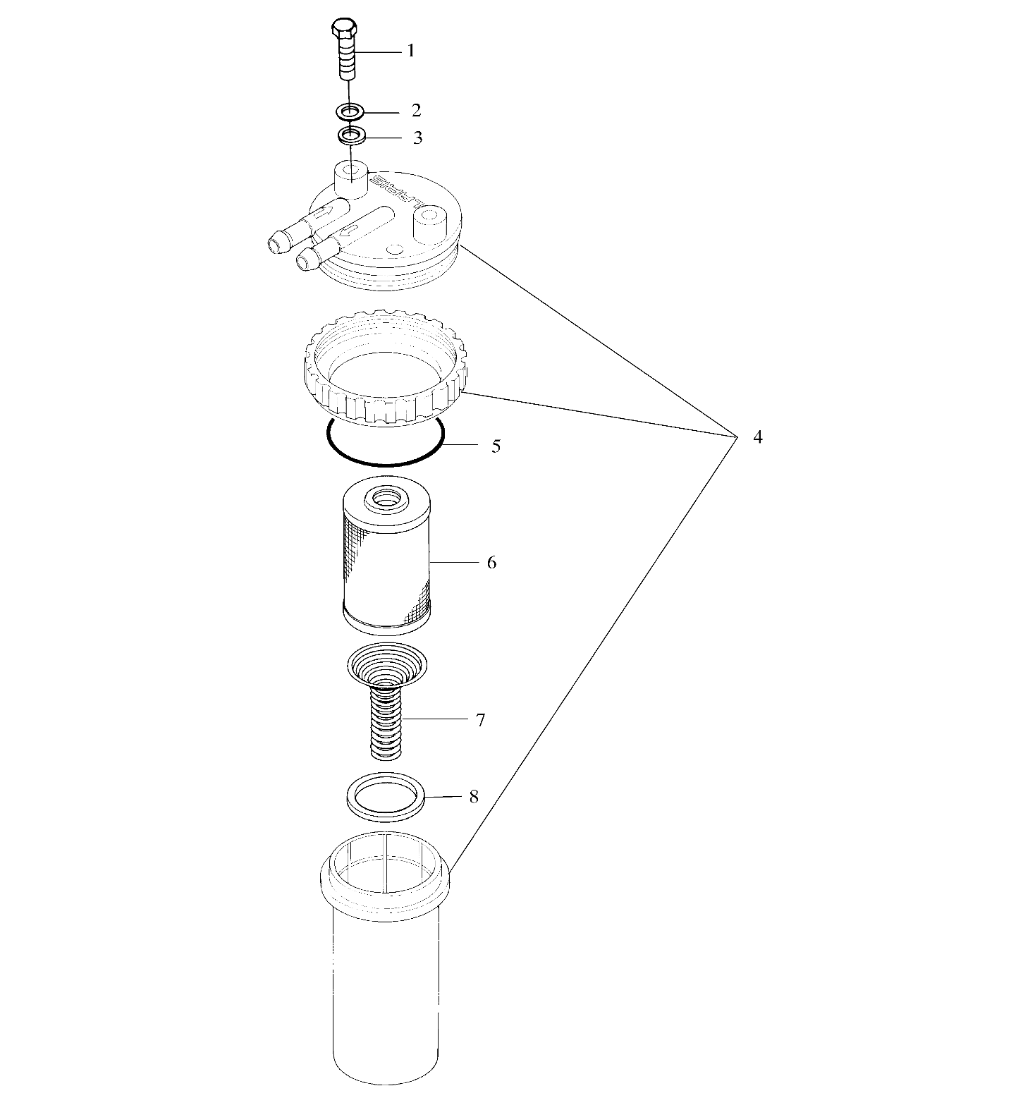 FUEL/WATER SEPARATOR - B994673 (4951335133c008)