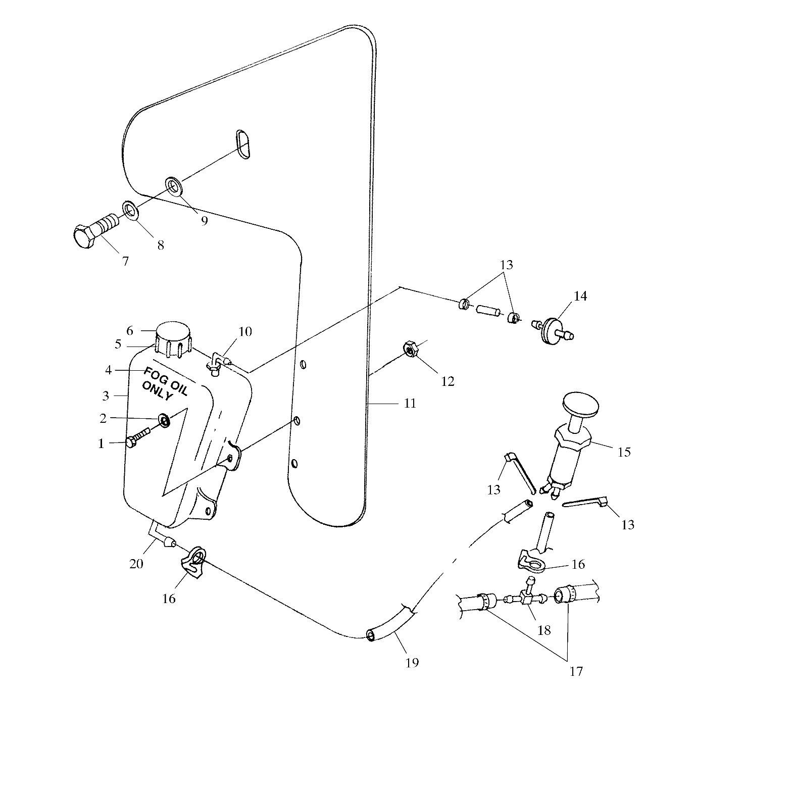 ENGINE FOGGING SYSTEM - I984673 (4951335133c009)