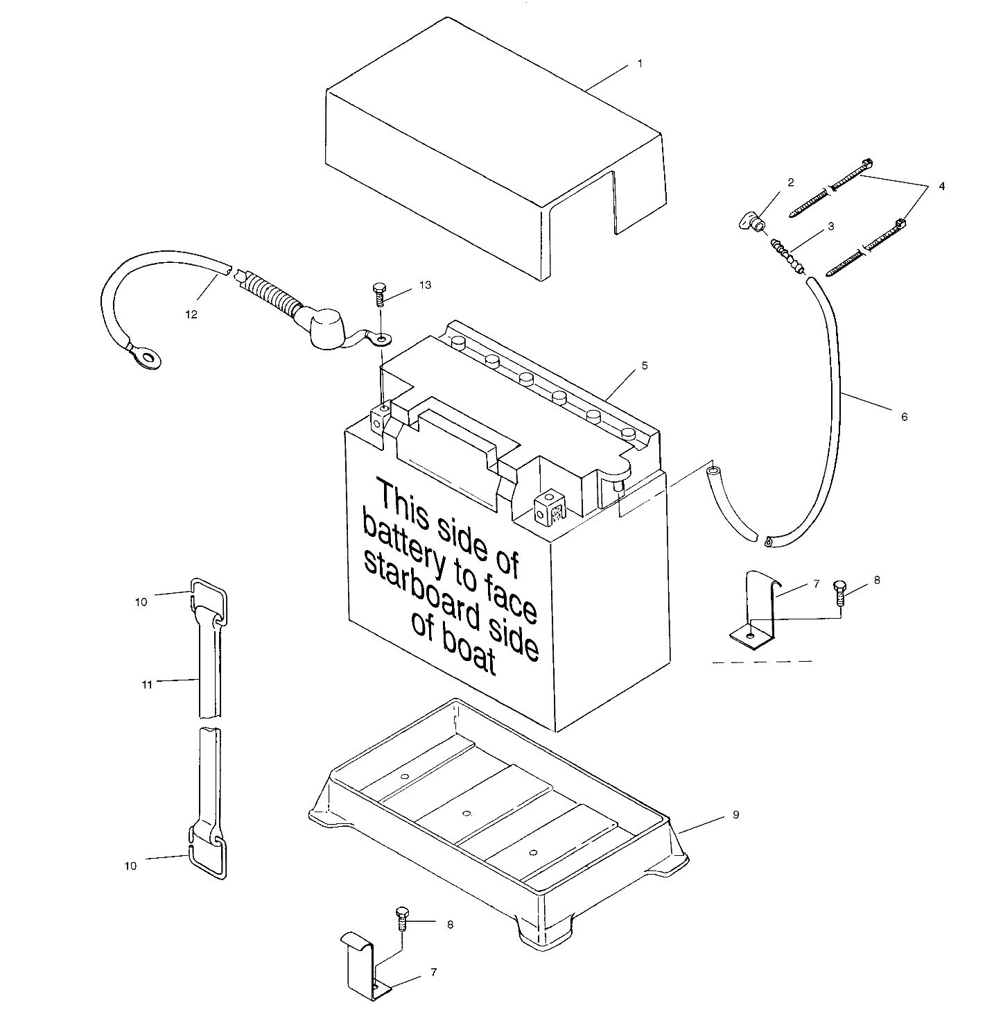 BATTERY BOX - I994690 (4951365136b007)