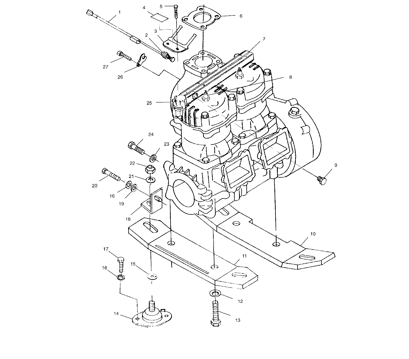 ENGINE MOUNTING - B994573 (4951395139b001)