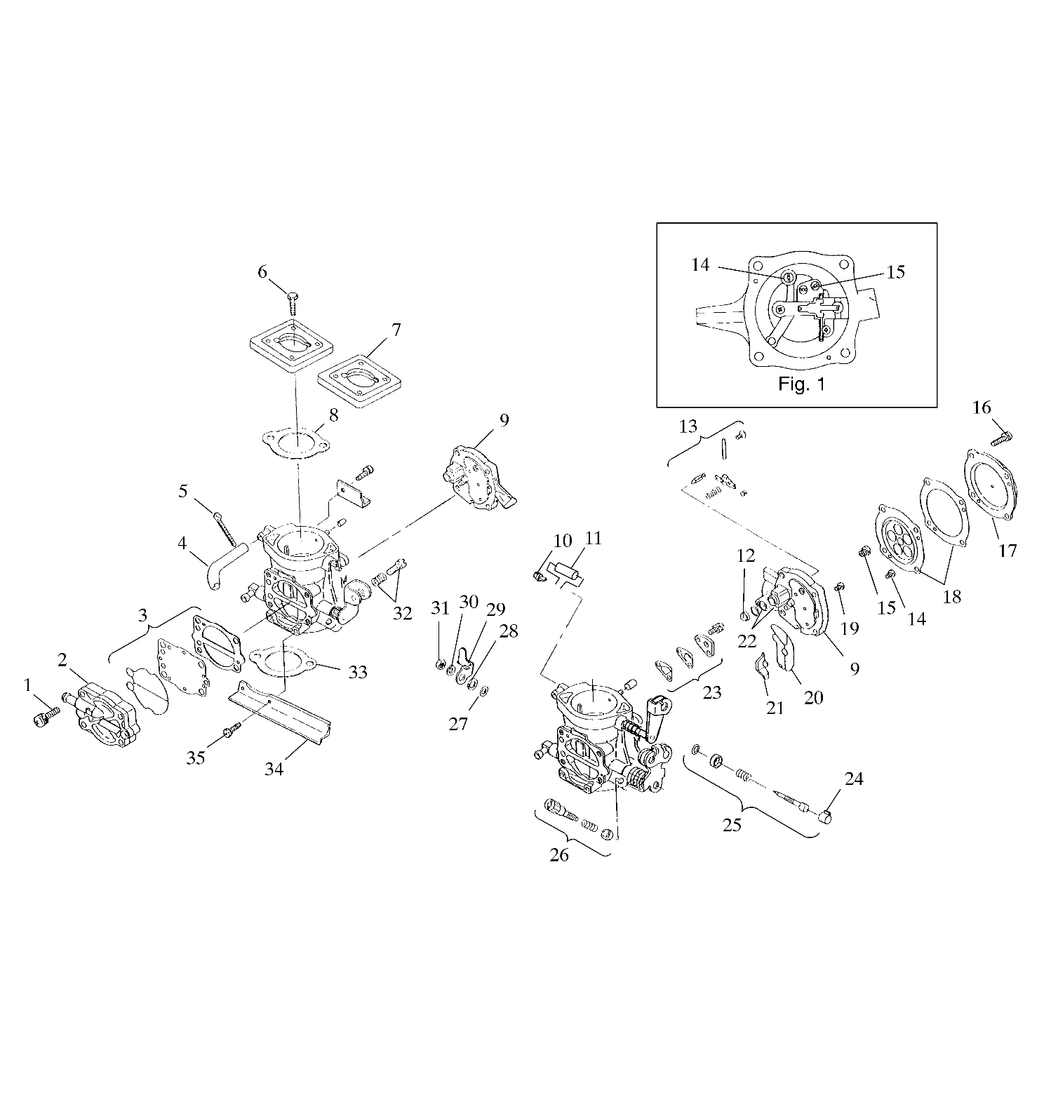 CARBURETOR - B994573 (4951395139c001)