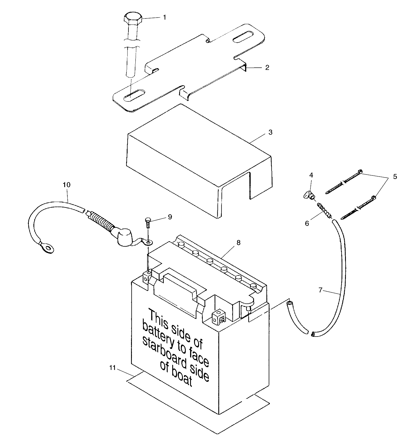 BATTERY BOX - I994590 (4951425142b006)