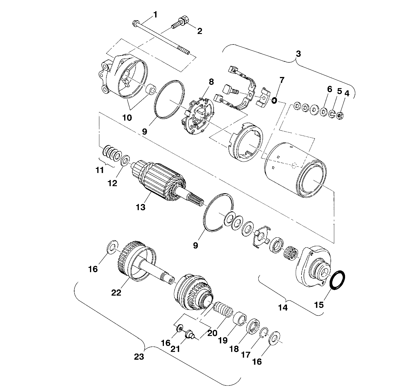 STARTING MOTOR - I994590 (4951425142c006)