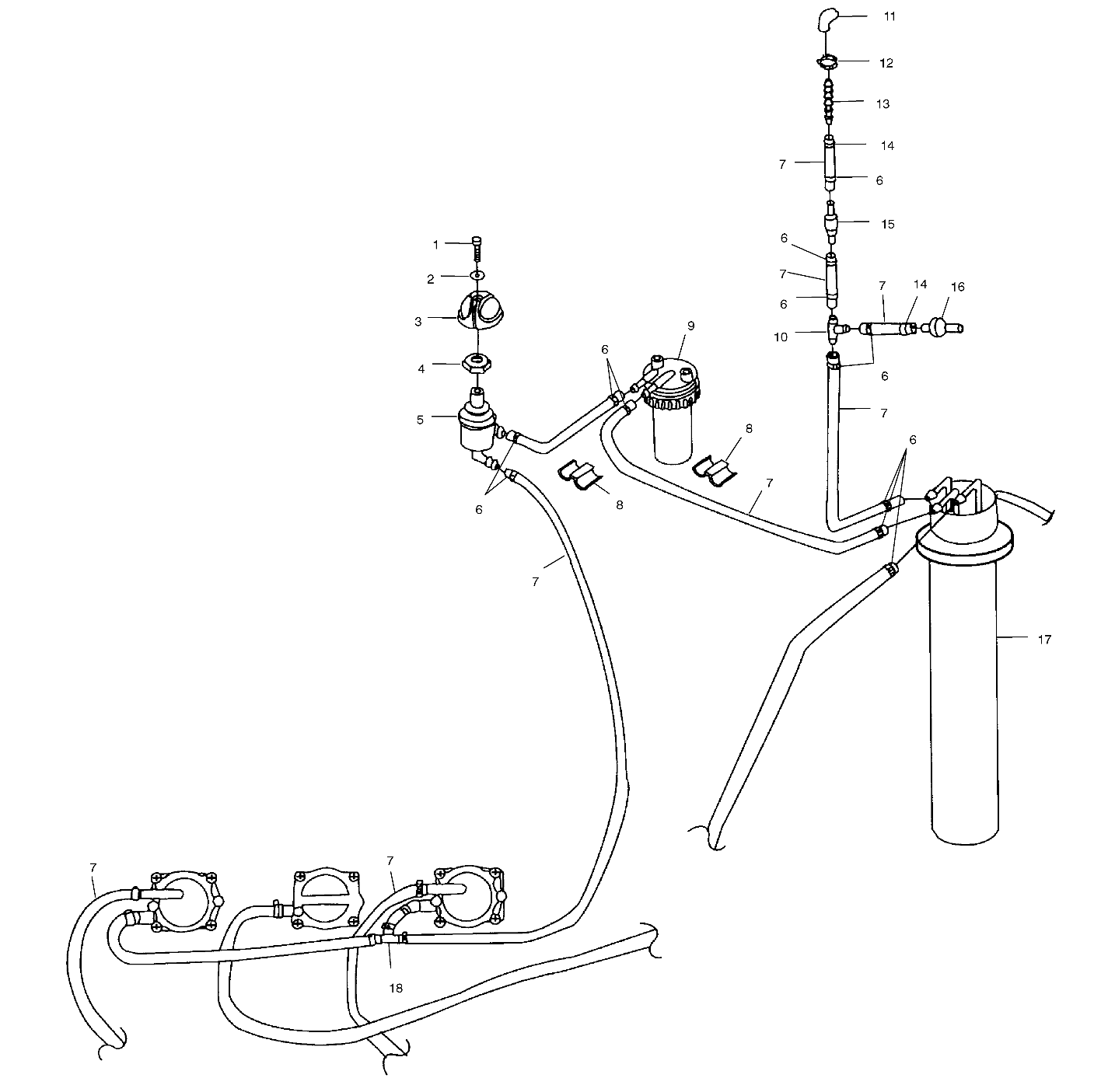 FUEL SYSTEM - B995095 (4951455145A013)