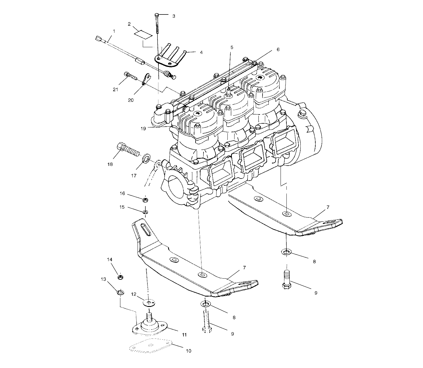 ENGINE MOUNTING - I995095 (4951455145B004)