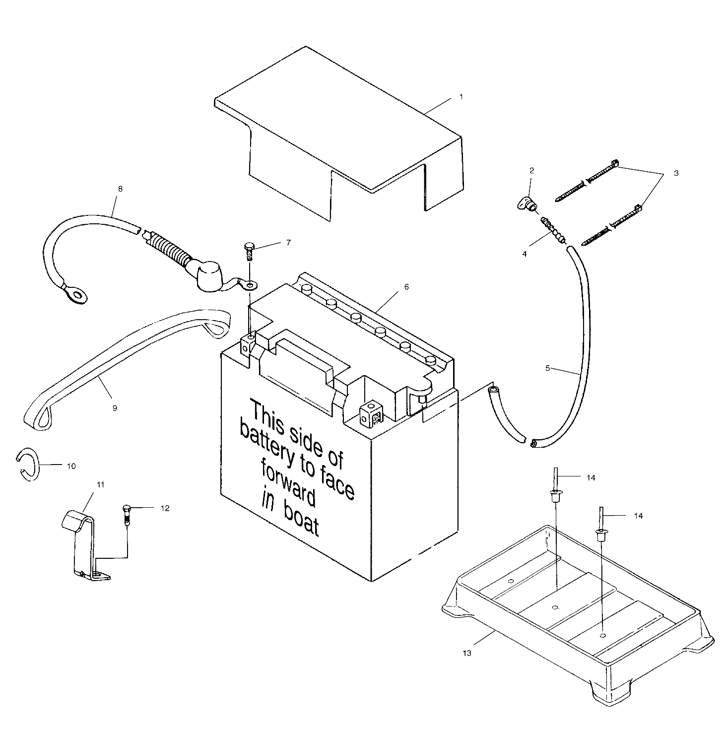 BATTERY BOX - I995095 (4951455145C002)