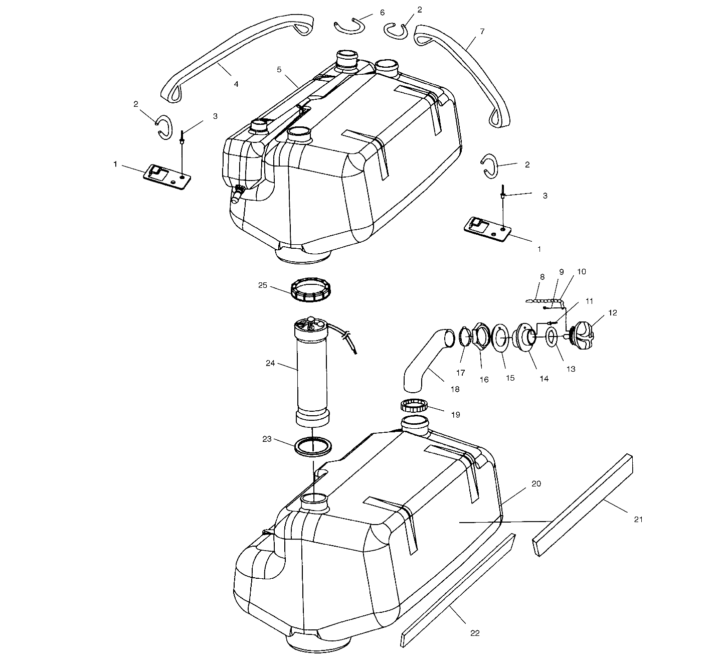 FUEL TANK - B995094 (4951485148A012)