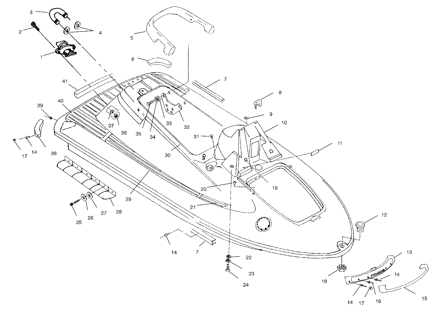 HULL and BODY - B994978 (4951515151a005)