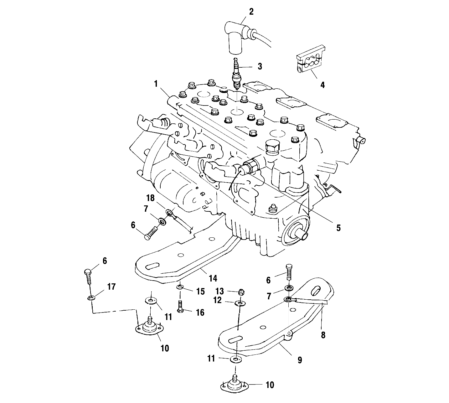 ENGINE MOUNTING - B994978 (4951515151b001)