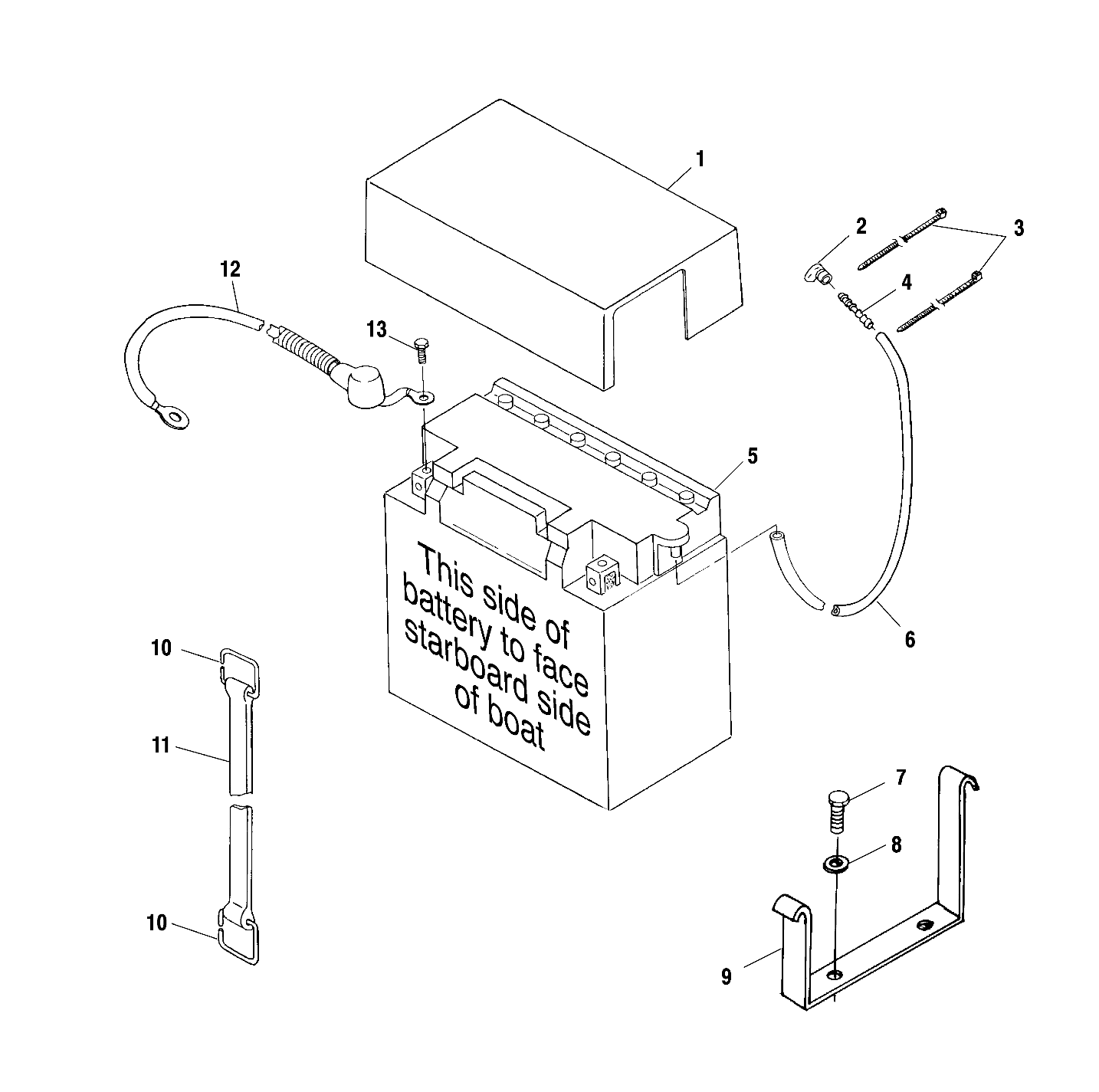 BATTERY BOX - B994978 (4951515151b006)