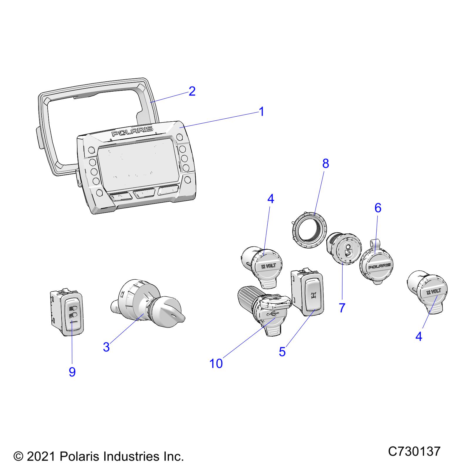 ELECTRICAL, DASH INSTRUMENTS and CONTROLS - R23M4A57B1/EB4/B9 (C730137)