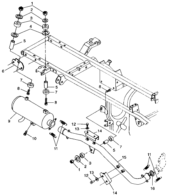 EXHAUST SYSTEM - A99CH50AC (4952455245b001)