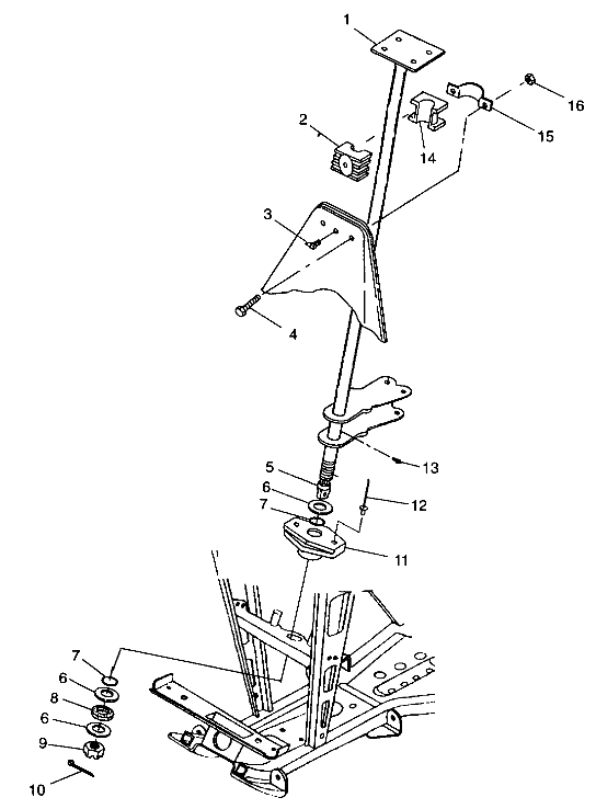 STEERING POST - A99CH50AC (4952455245b012)