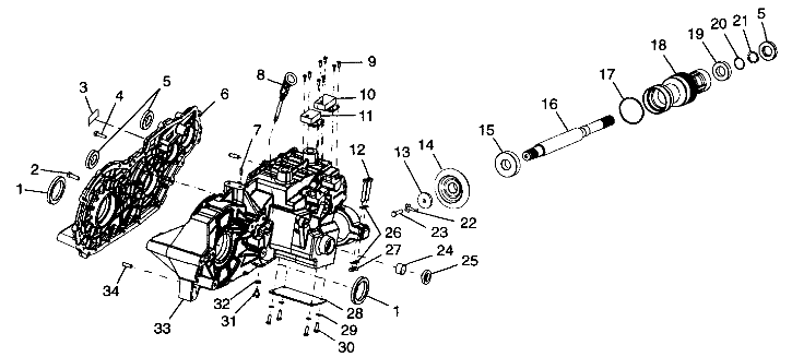 GEARCASE (Cases and Snorkel) - A99CH50AC (4952455245d002)