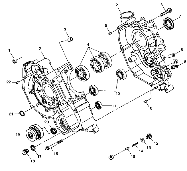 CRANKCASE - A99CH50AC (4952455245d006)