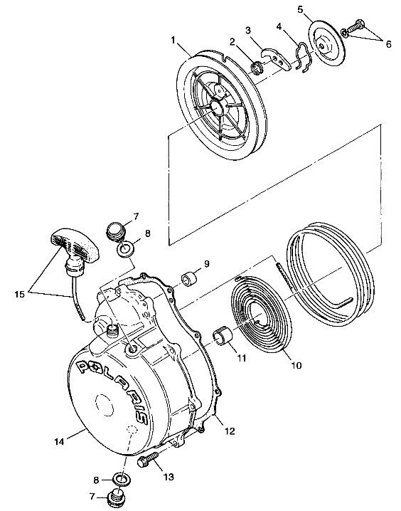 RECOIL STARTER - A99CH50AC (4952455245d010)