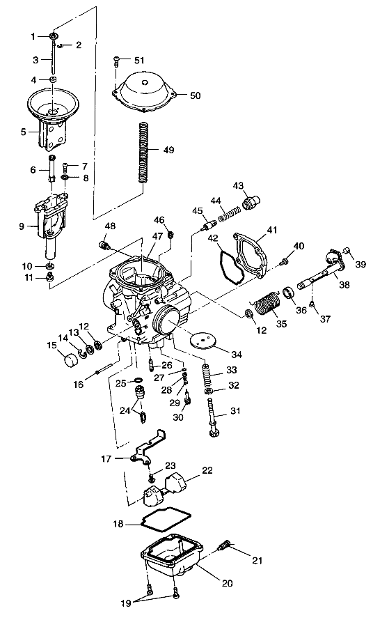 CARBURETOR - A99CH50AC (4952455245d011)