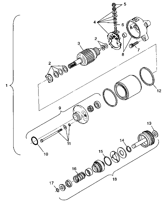 STARTING MOTOR - A99CH50AC (4952455245e003)