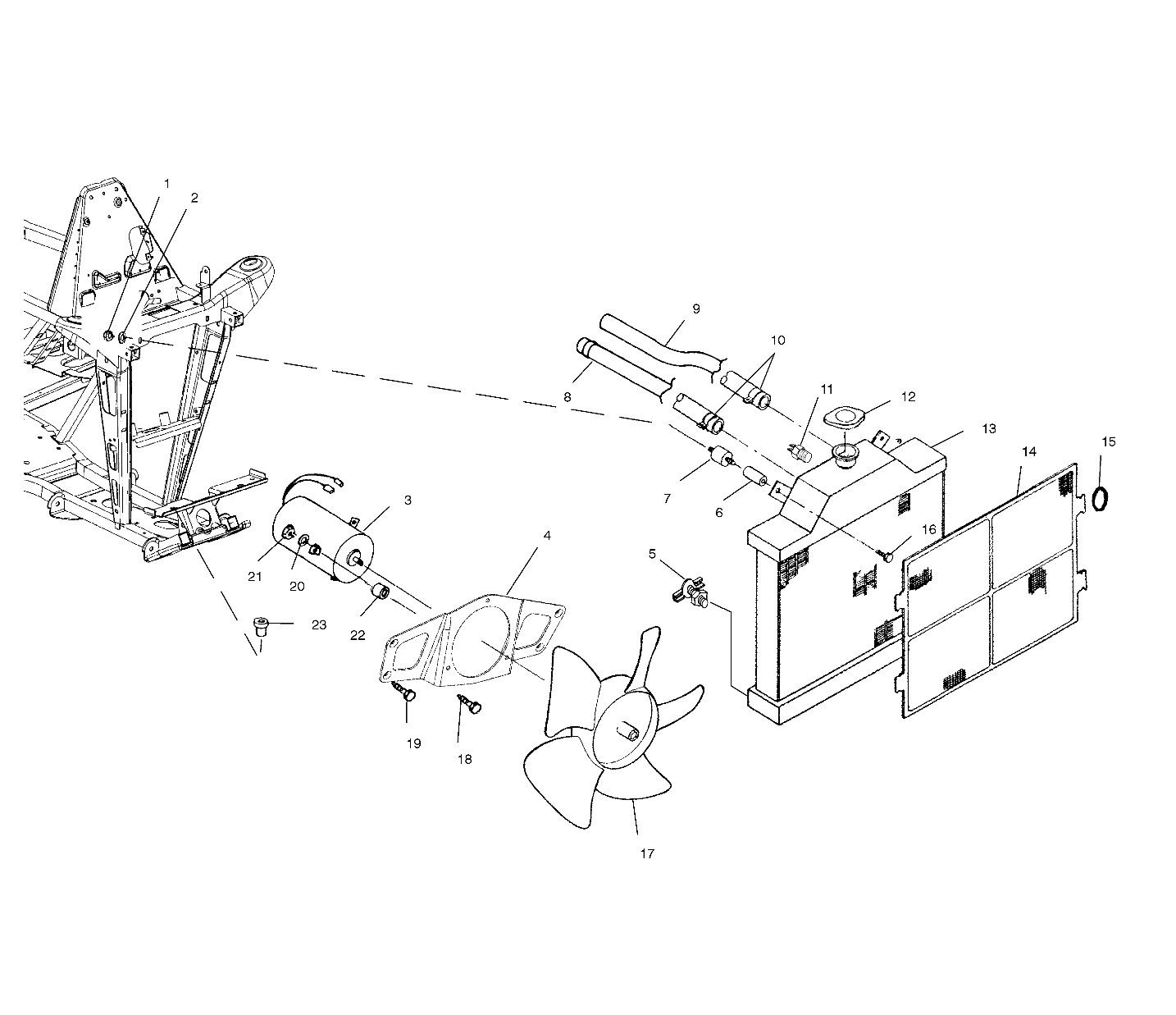 COOLING SYSTEM - A99BG38CB (4952505250a011)