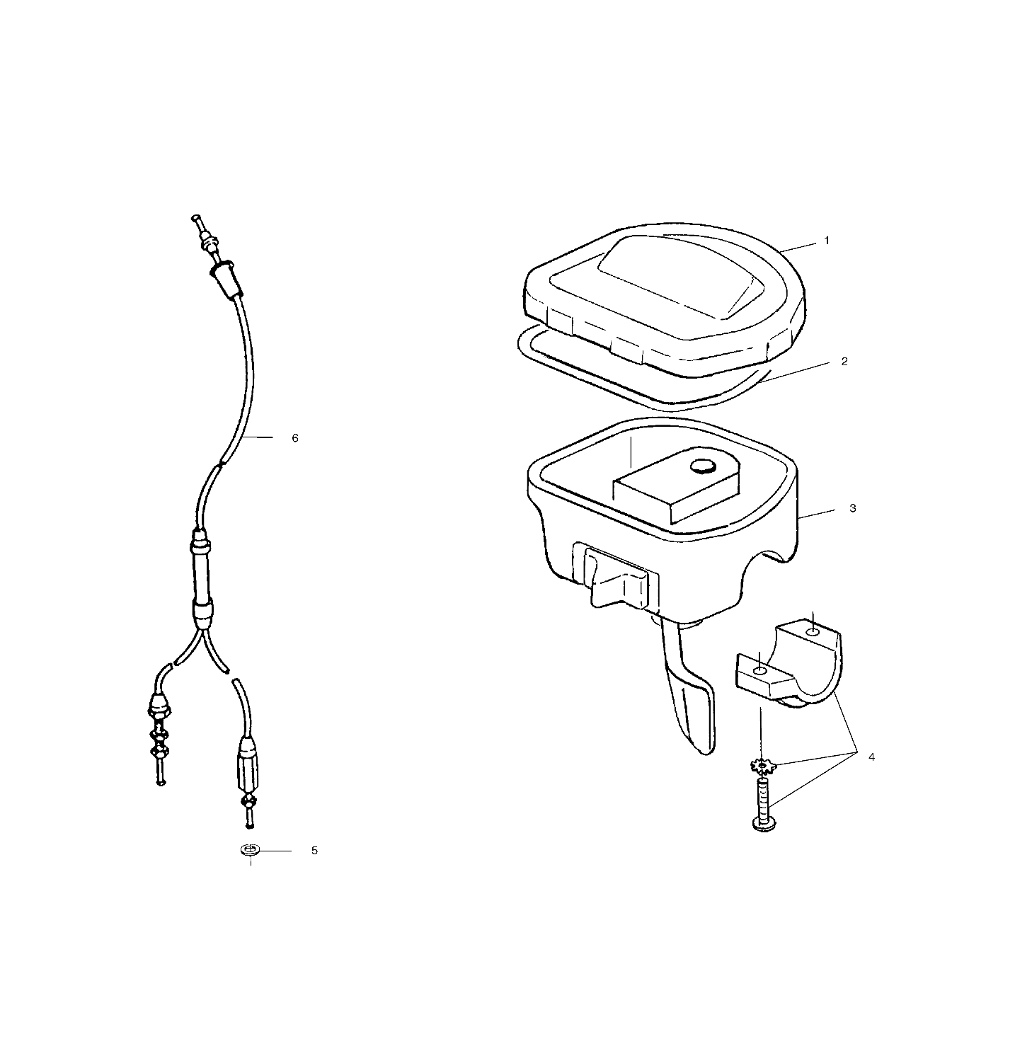 CONTROLS - THROTTLE ASM./CABLE - A99BG38CB (4952505250b011)