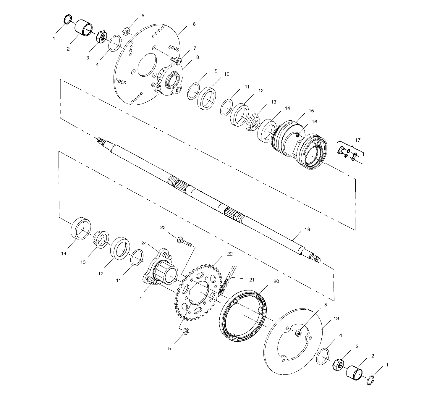 REAR HOUSING - A99BG38CB (4952505250c005)