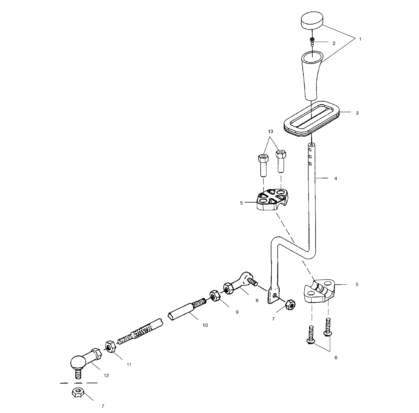 GEAR SELECTOR - A99BG38CB (4952505250c010)