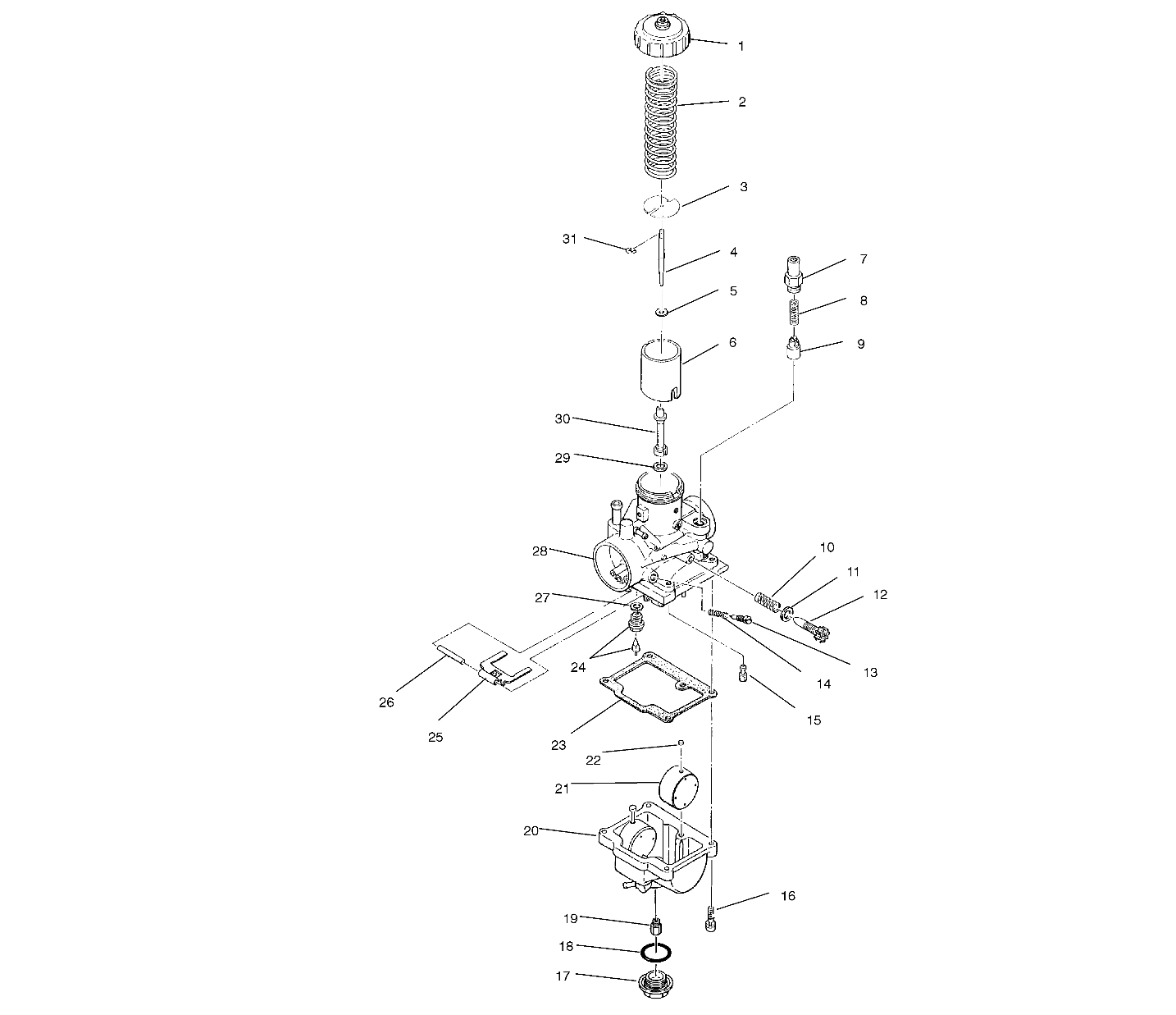 CARBURETOR - A99BG38CB (4952505250d005)