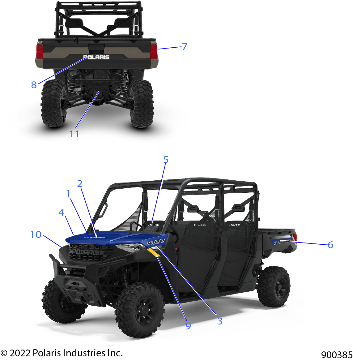 BODY, DECALS GRAPHIC - R22T6E99A9/AG/AN/B9/BG/BN (900268)