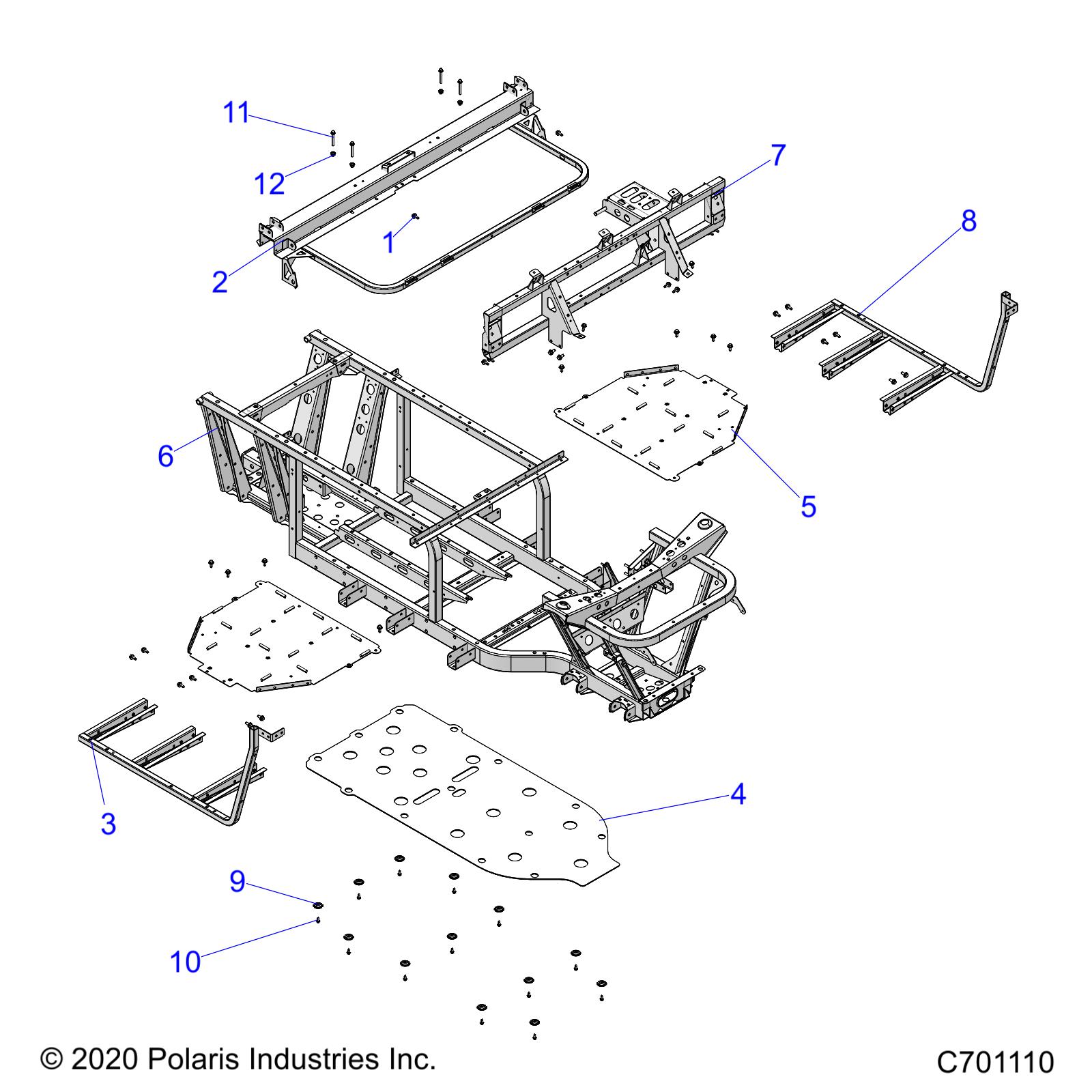 CHASSIS, FRAME - R21MAAE4G8/G9 (701110)