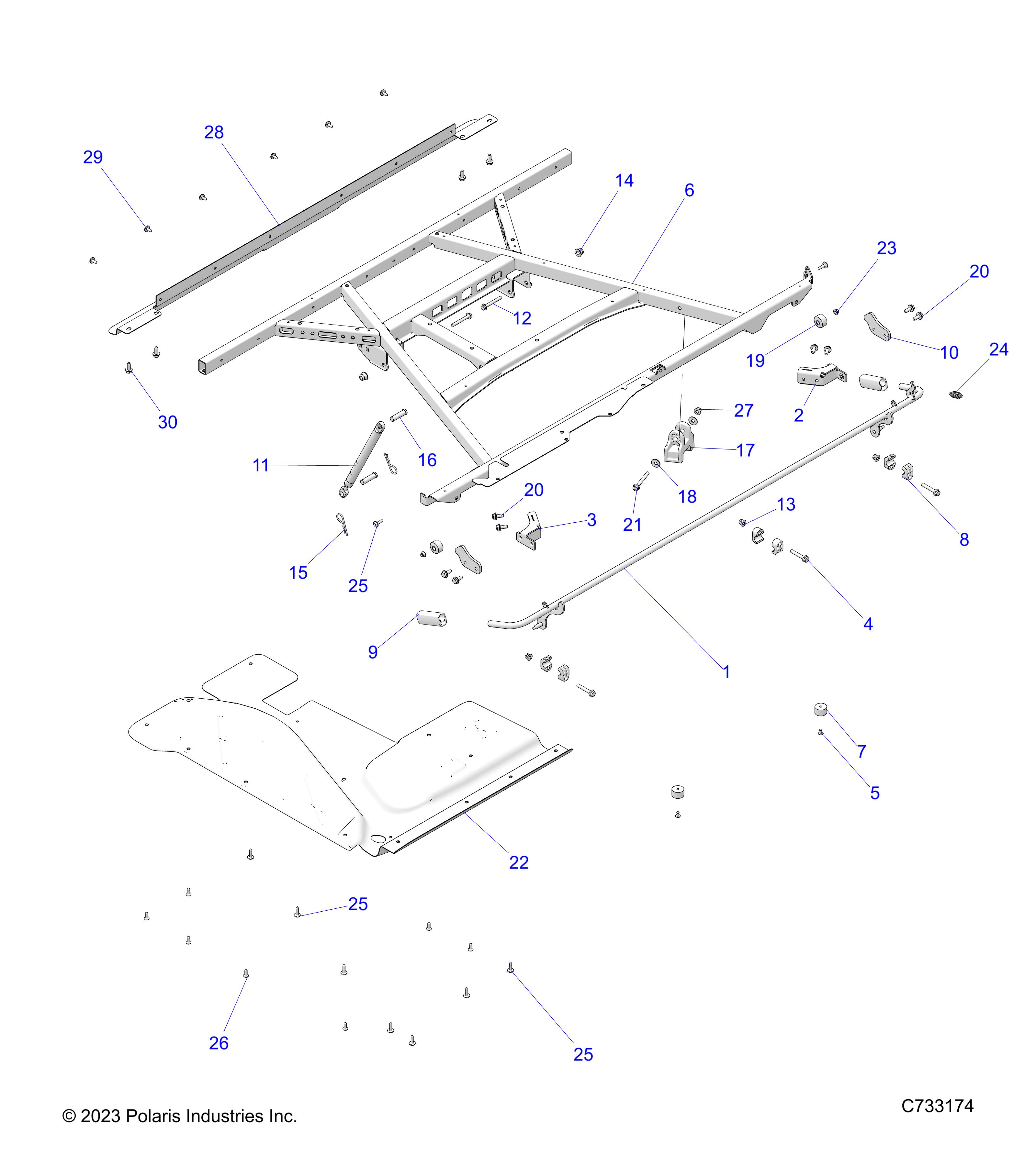 BODY, BOX, MOUNTING - R25RRE99FP (C733174)