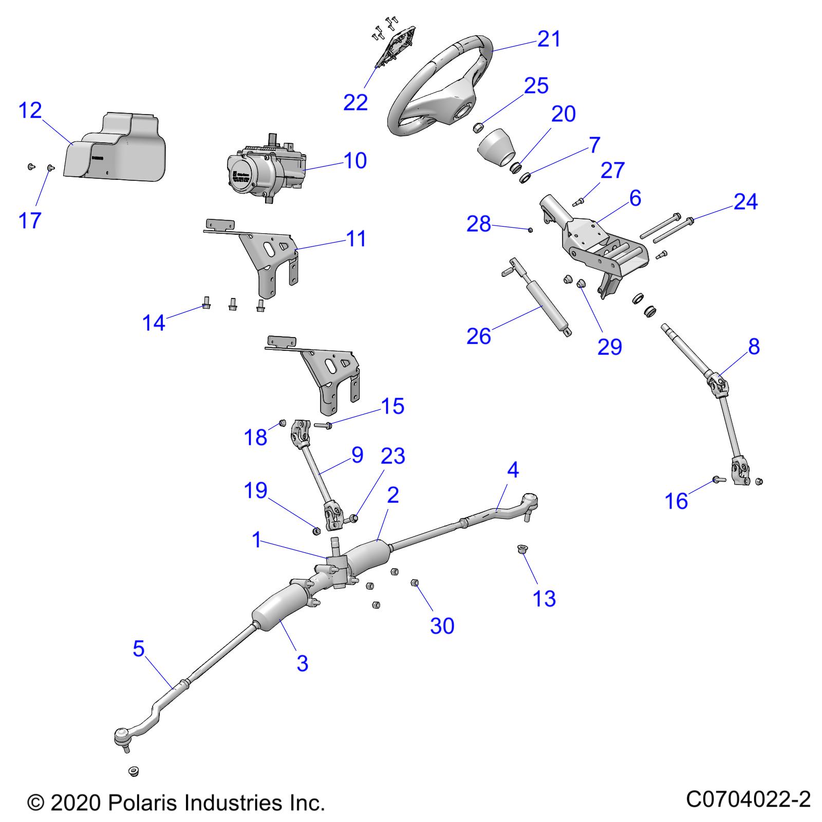 STEERING, STEERING ASM. - Z21P4E92AE/AN/BE/BN (C0704022-2)