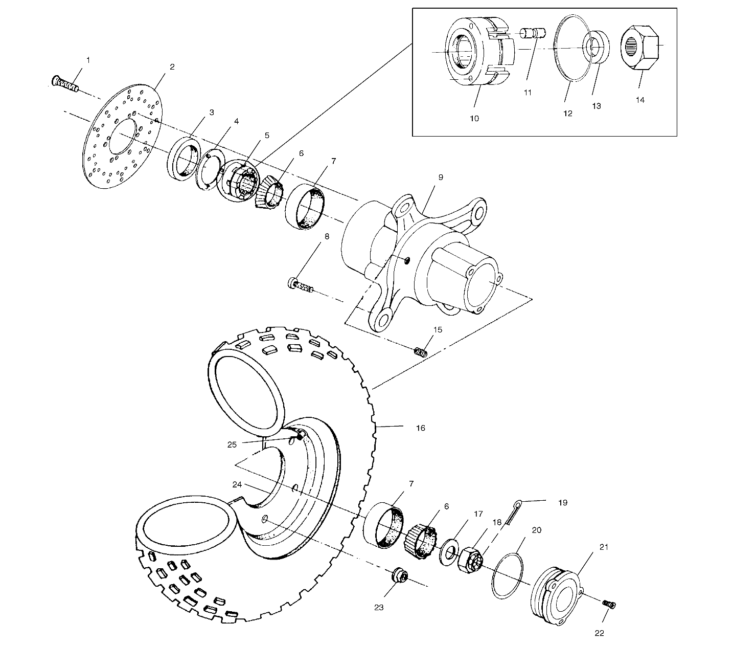 FRONT WHEEL - A00CH46CA (4954785478B006)