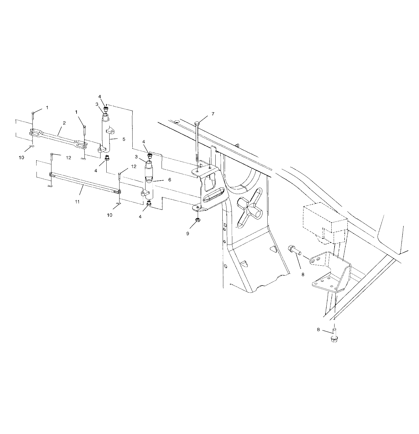 FRAME MOUNTING - A00CH46CA (4954785478B014)