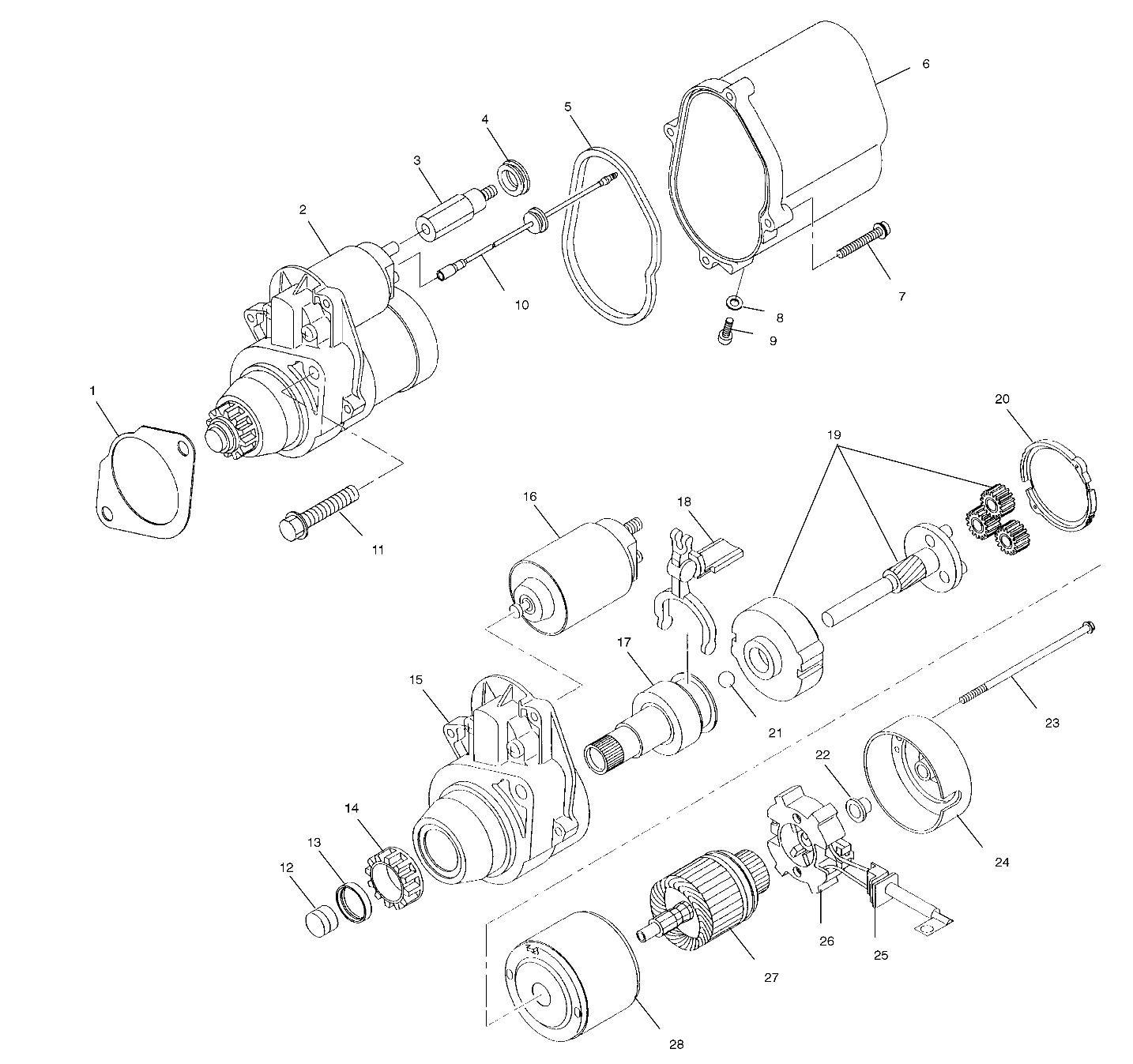 STARTING MOTOR - A00CH46CA (4954785478E004)