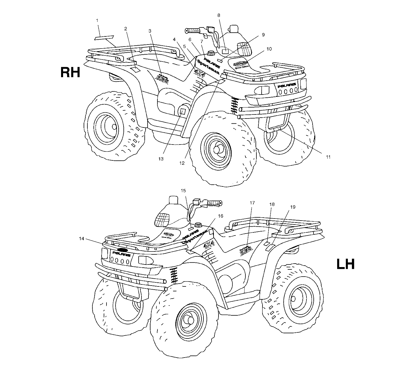 DECALS - A00CH50AC (4954805480A012)