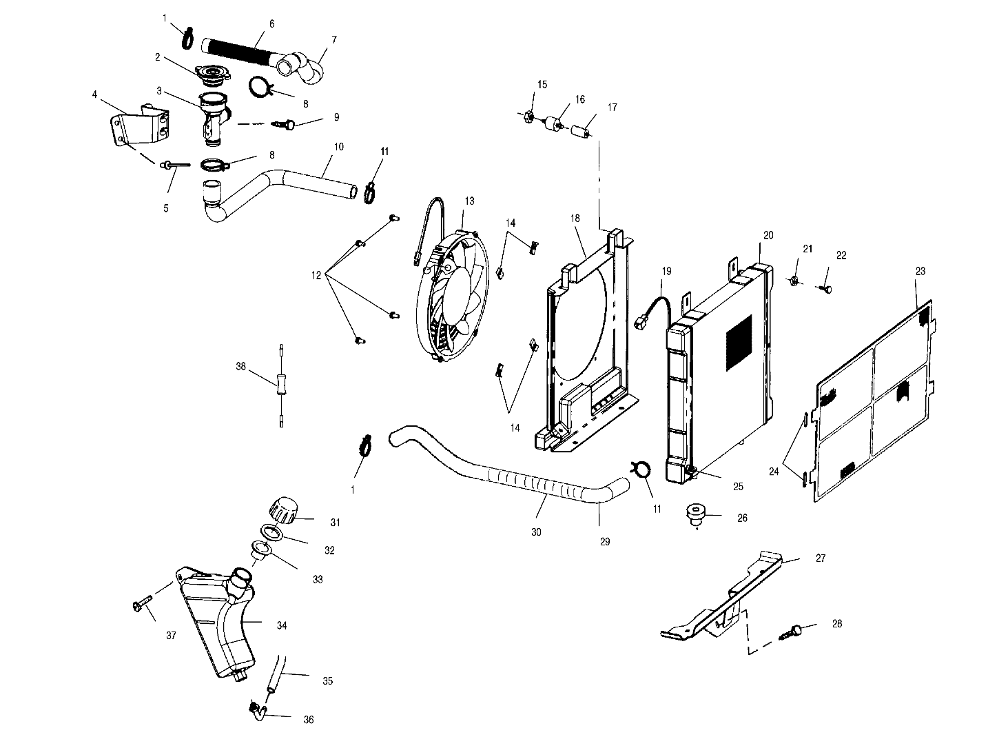 COOLING SYSTEM - A00CL50AA (4954815481A009)