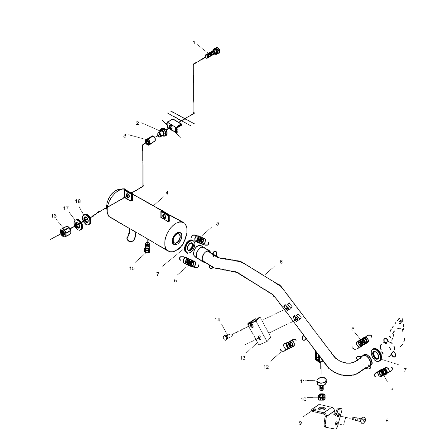 EXHAUST SYSTEM - A00CL50AA (4954815481A010)