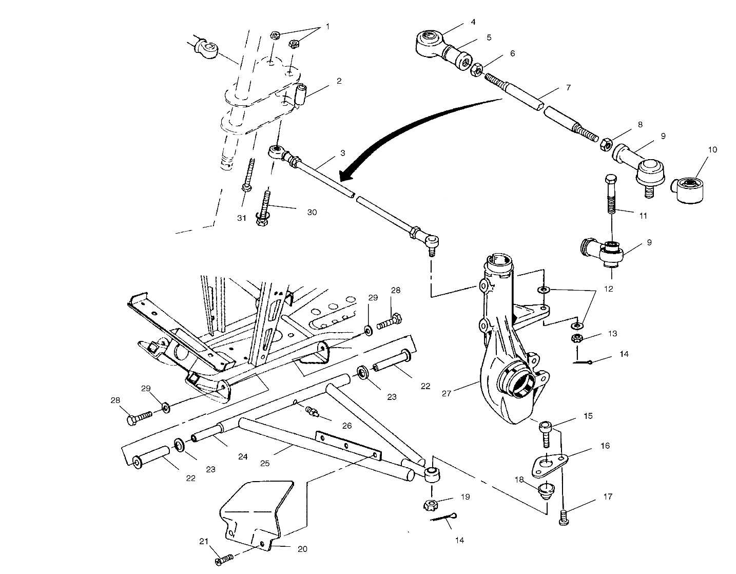 A-ARM/STRUT MOUNTING - A00CL50AA (4954815481B007)