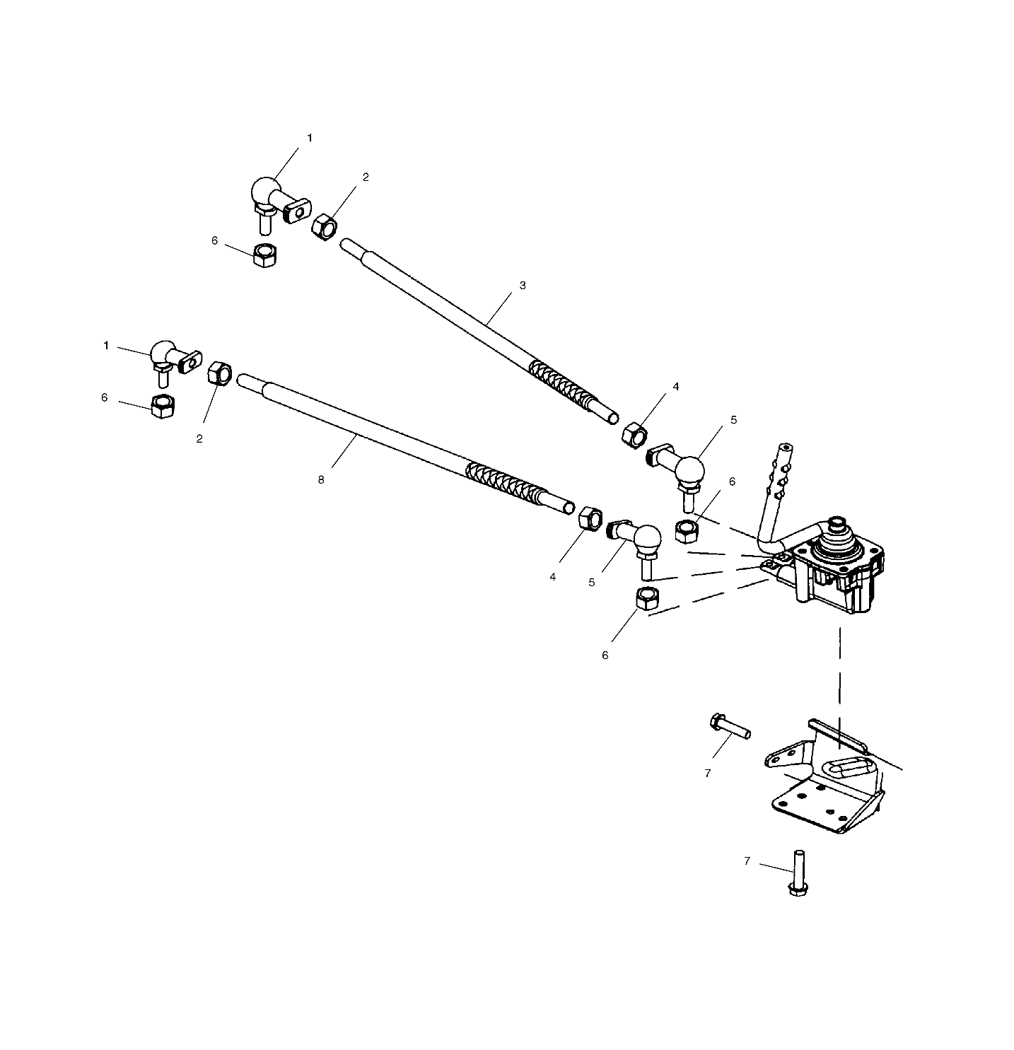 GEARCASE SELECTOR MOUNTING - A00CL50AA (4954815481C014)